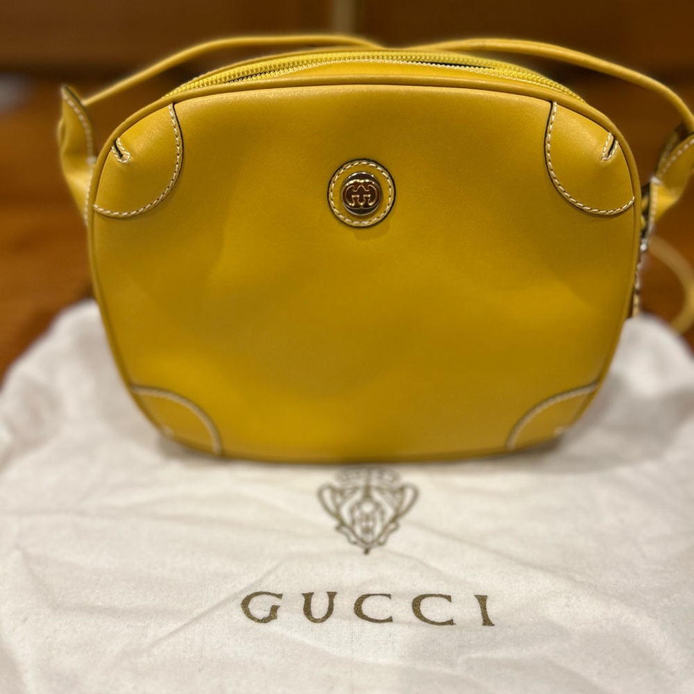 Gucci Vibrant Yellow Crossbody Bag